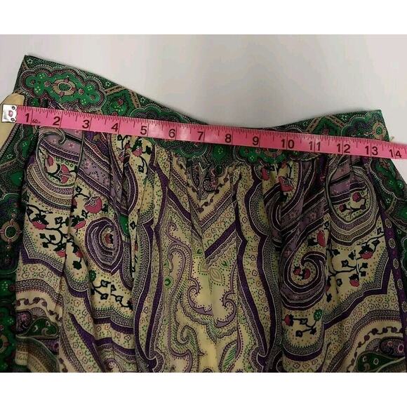 Samuel Robert Bye Peter Hatsi Handrea Multicolor Knee Skirt 10 - Picture 2 of 9